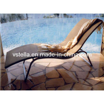 Сад Открытый Плетеная Модель Rattan Lounger Мебель